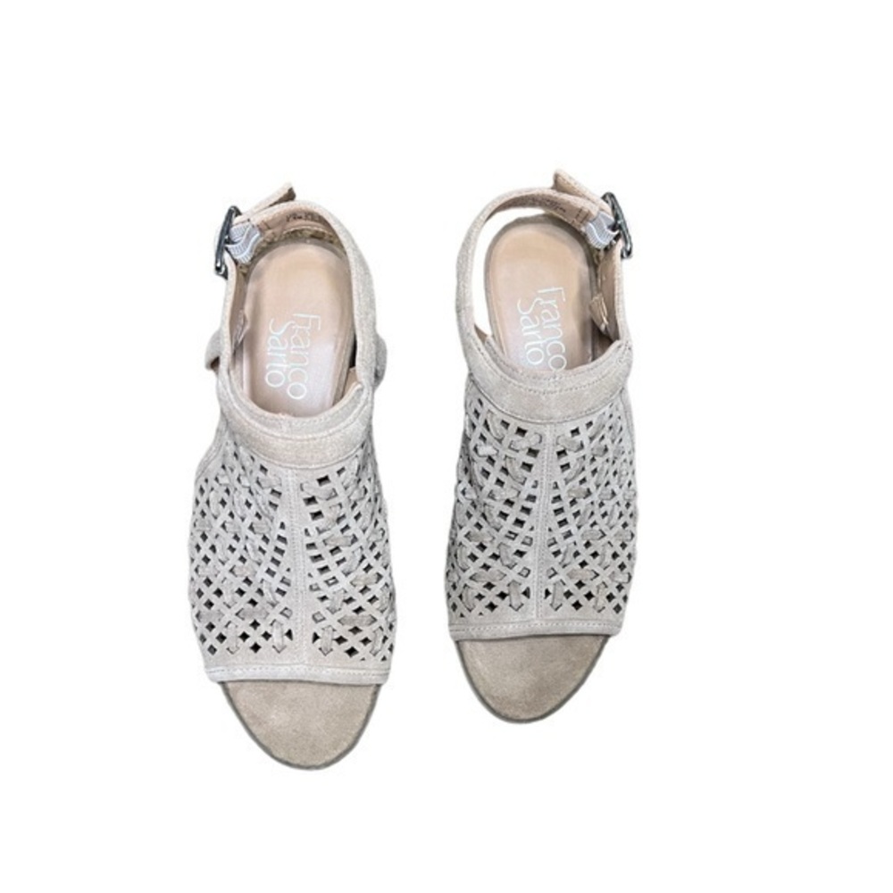 Franco Sarto Women’s Harlet 3 Tan Heeled Sandals‎ Size 7.5M